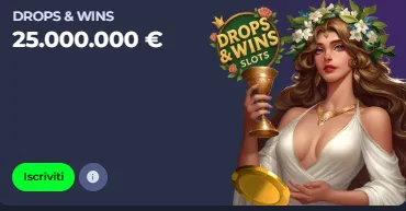 Drops and wins montepremi 25 milioni euro